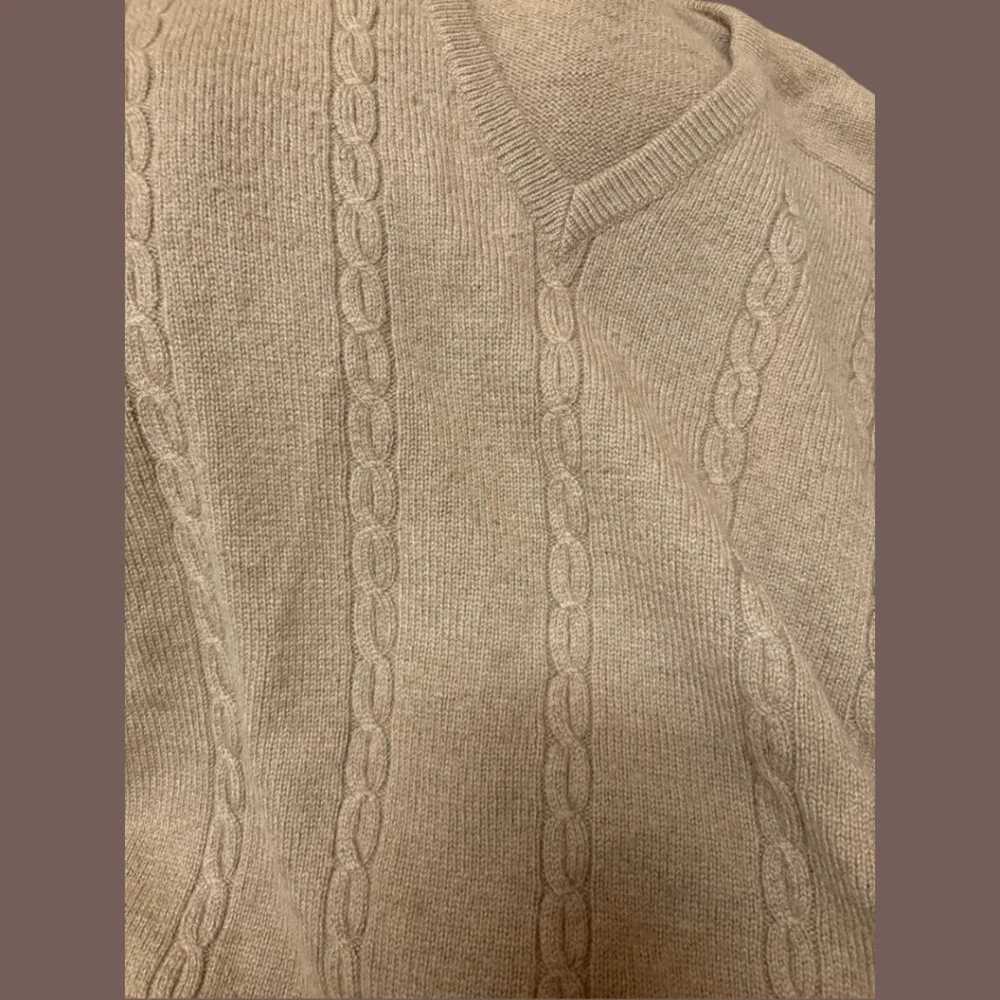 B. Altman Cable Sweater | Brown Wool Blend | Size M | Vintage AS IS
